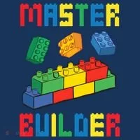 Brick Builder Funny Blocks Building Master Builder Toys T-Shirt thumb 7