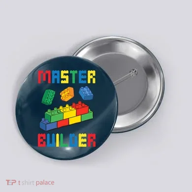 Brick Builder Funny Blocks Building Master Builder Toys Button