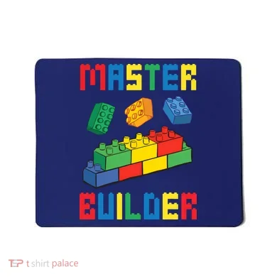 Brick Builder Funny Blocks Building Master Builder Toys Mousepad