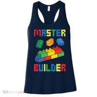 Brick Builder Funny Blocks Building Master Builder Toys Women's Tank Top thumb 0