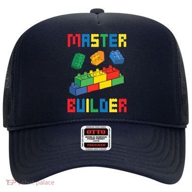Brick Builder Funny Blocks Building Master Builder Toys Hat
