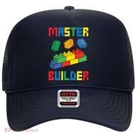 Brick Builder Funny Blocks Building Master Builder Toys Hat thumb 0