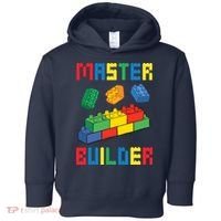 Brick Builder Funny Blocks Building Master Builder Toys Toddler Hoodie thumb 0