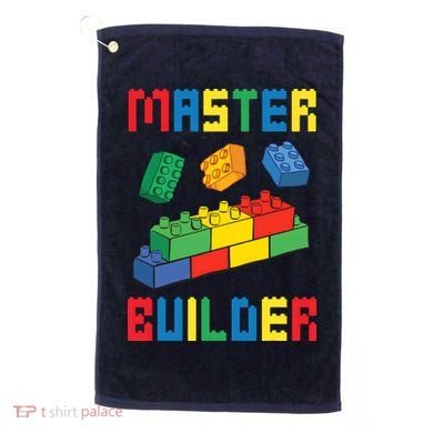 Brick Builder Funny Blocks Building Master Builder Toys Golf Towel