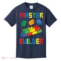 Brick Builder Funny Blocks Building Master Builder Toys Kids T-Shirt thumb 0