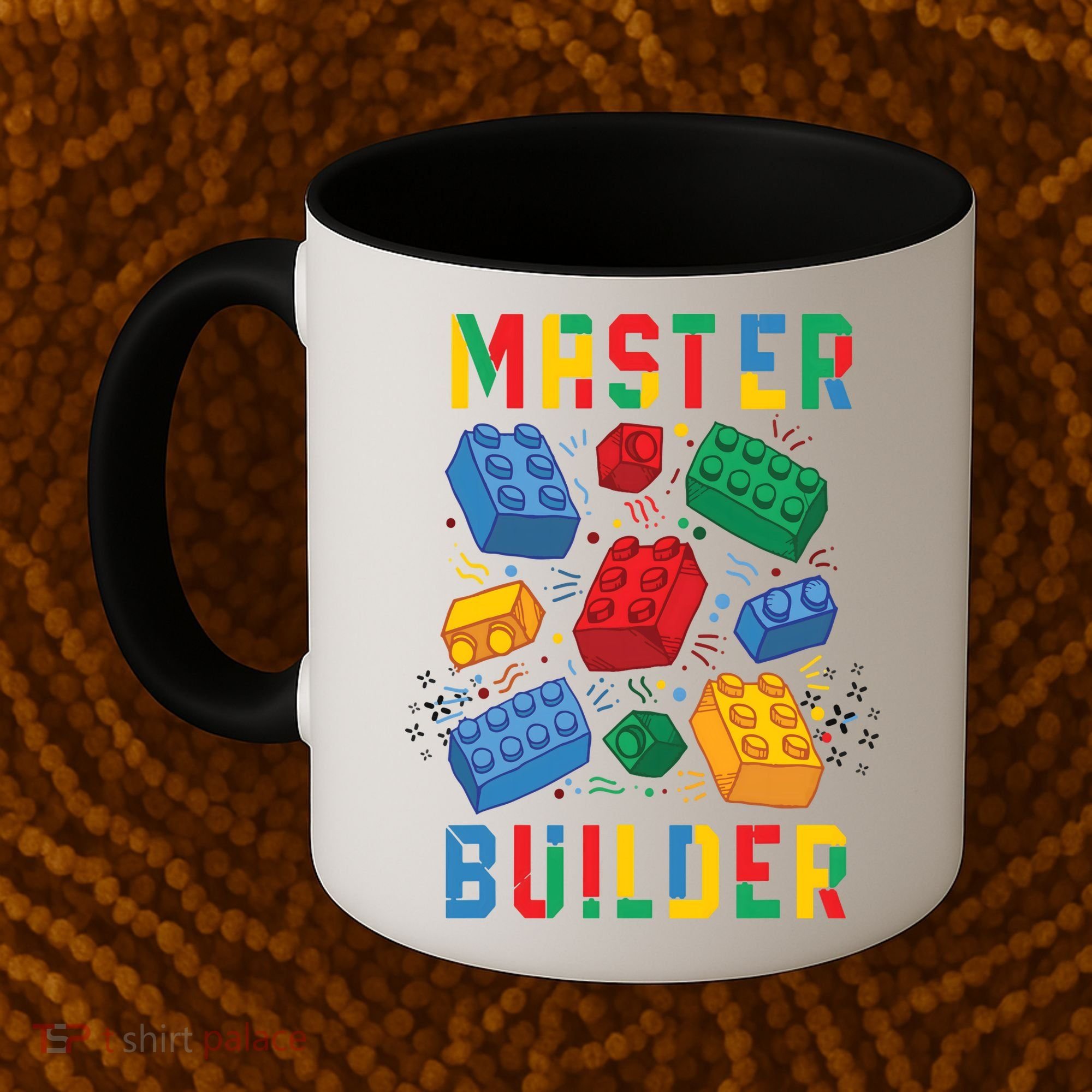 Brick Builder Funny Blocks Master Builder Coffee Mug