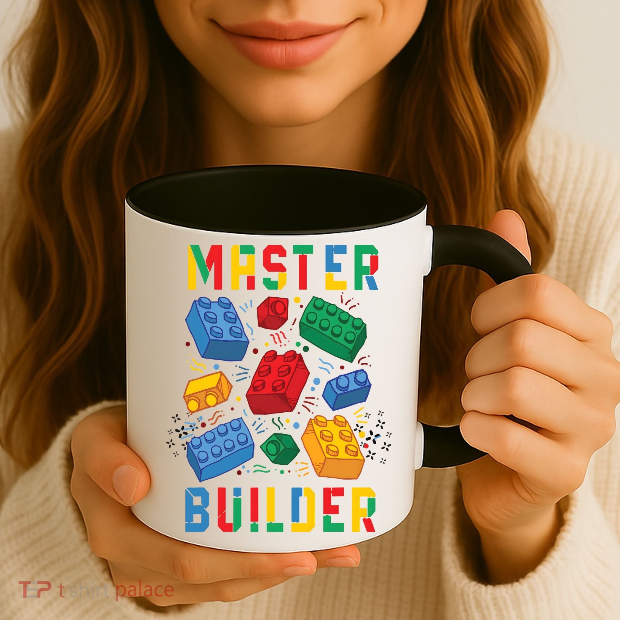 Brick Builder Funny Blocks Master Builder Coffee Mug