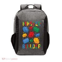 Brick Builder Funny Blocks Master Builder Vector Backpack thumb 0