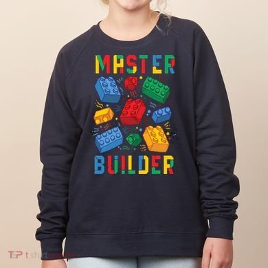 Brick Builder Funny Blocks Master Builder Women's Sweatshirt
