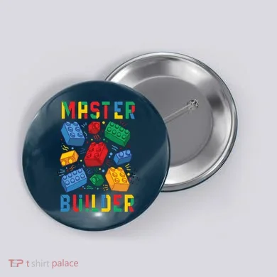 Brick Builder Funny Blocks Master Builder Button