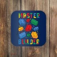 Brick Builder Funny Blocks Master Builder Coaster thumb 0