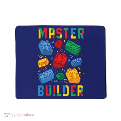 Brick Builder Funny Blocks Master Builder Mousepad