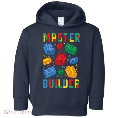 Brick Builder Funny Blocks Master Builder Toddler Hoodie
