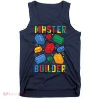 Brick Builder Funny Blocks Master Builder Tank Top thumb 0