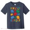 Brick Builder Funny Blocks Master Builder Toddler T-Shirt