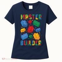 Brick Builder Funny Blocks Master Builder Women's T-Shirt thumb 0