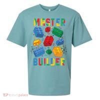 Brick Builder Funny Blocks Master Builder Sueded Cloud Jersey T-Shirt thumb 0