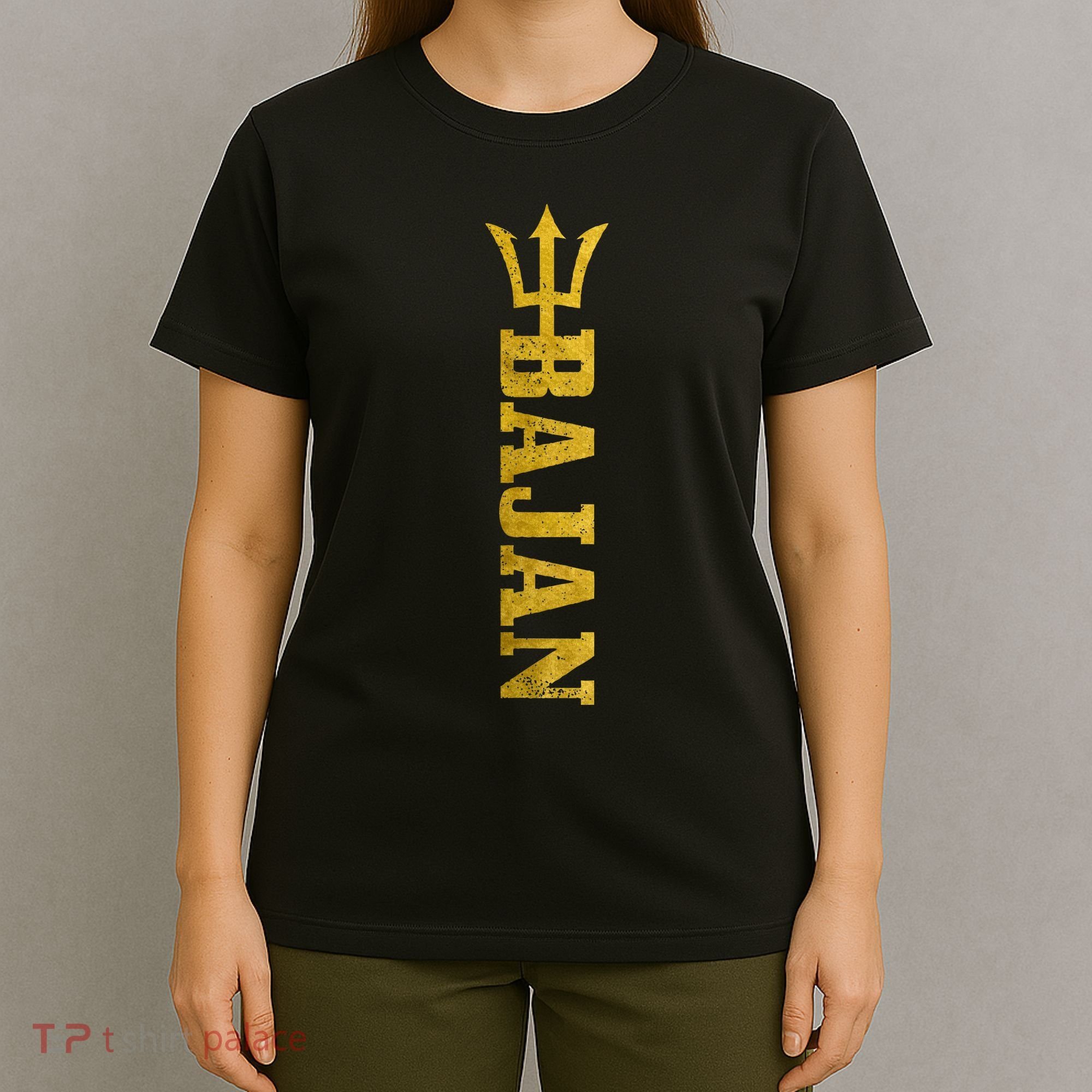 Bajan Barbados Flag Pride Vintage T-Shirt