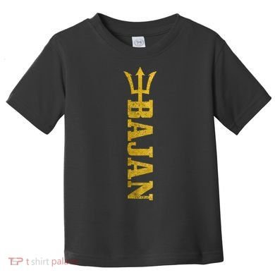 Bajan Barbados Flag Pride Vintage Toddler T-Shirt