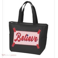 Believe Baseball Fan Philadelphia Baseball Tote Bag thumb 3
