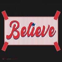 Believe Baseball Fan Philadelphia Baseball Tote Bag thumb 4