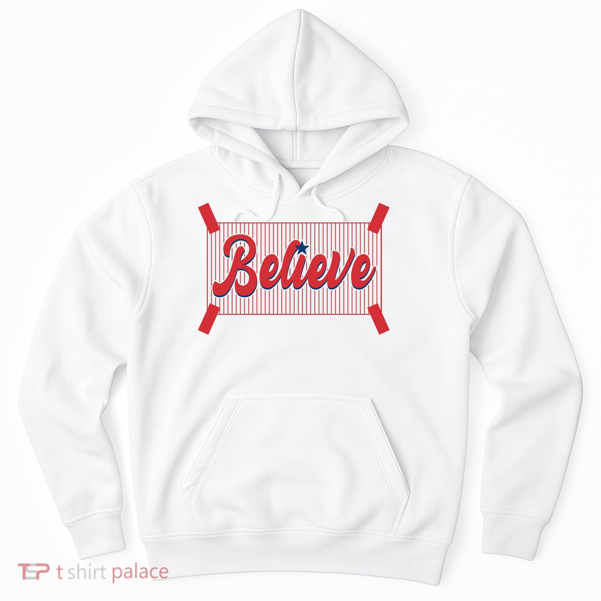 Believe Baseball Fan Philadelphia Baseball Hoodie