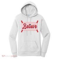 Believe Baseball Fan Philadelphia Baseball Women's Hoodie thumb 0