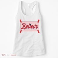 Believe Baseball Fan Philadelphia Baseball Women's Tank Top thumb 0
