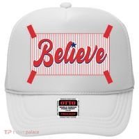 Believe Baseball Fan Philadelphia Baseball Hat thumb 0