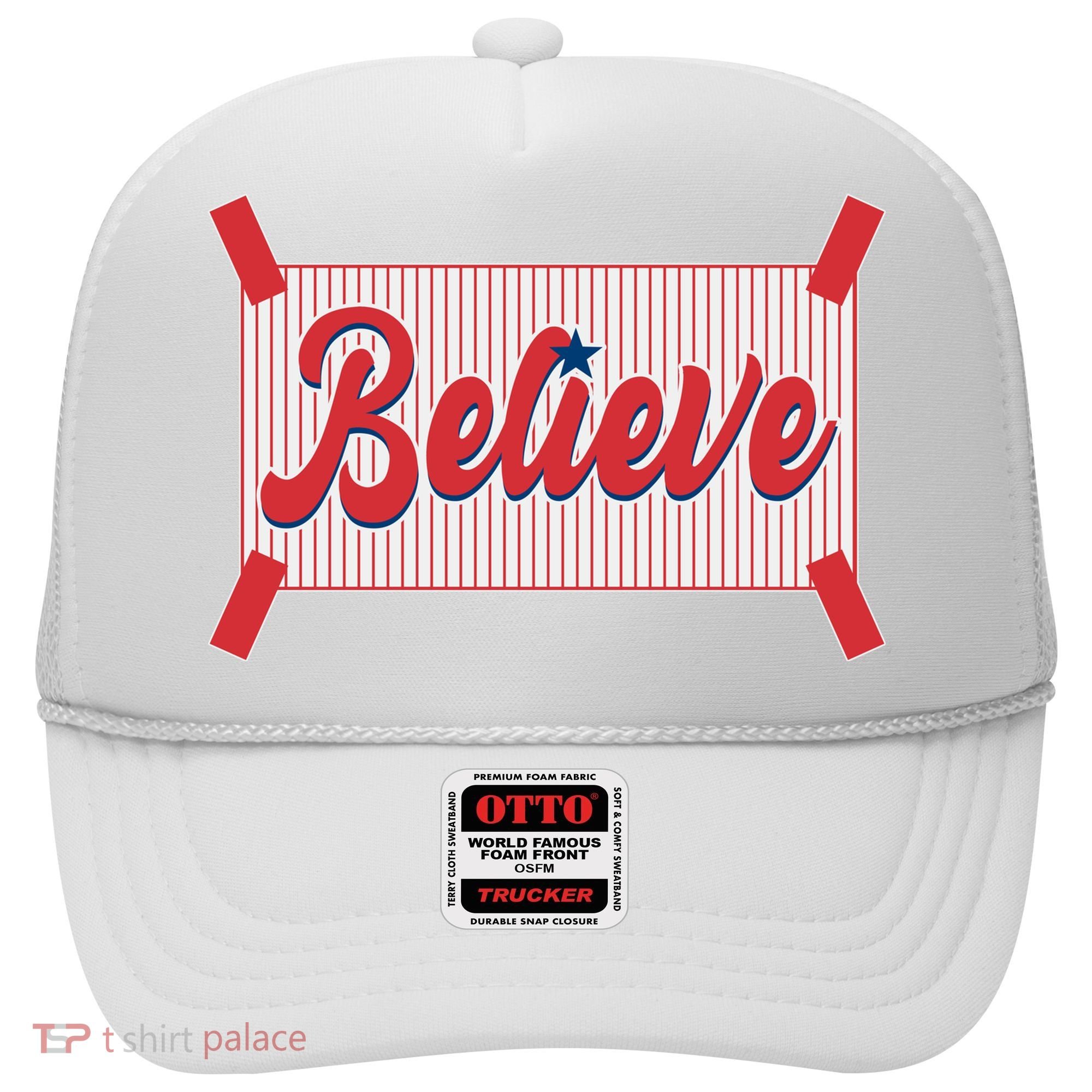 Believe Baseball Fan Philadelphia Baseball Hat