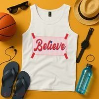 Believe Baseball Fan Philadelphia Baseball Tank Top thumb 4