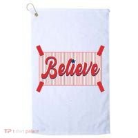Believe Baseball Fan Philadelphia Baseball Golf Towel thumb 0