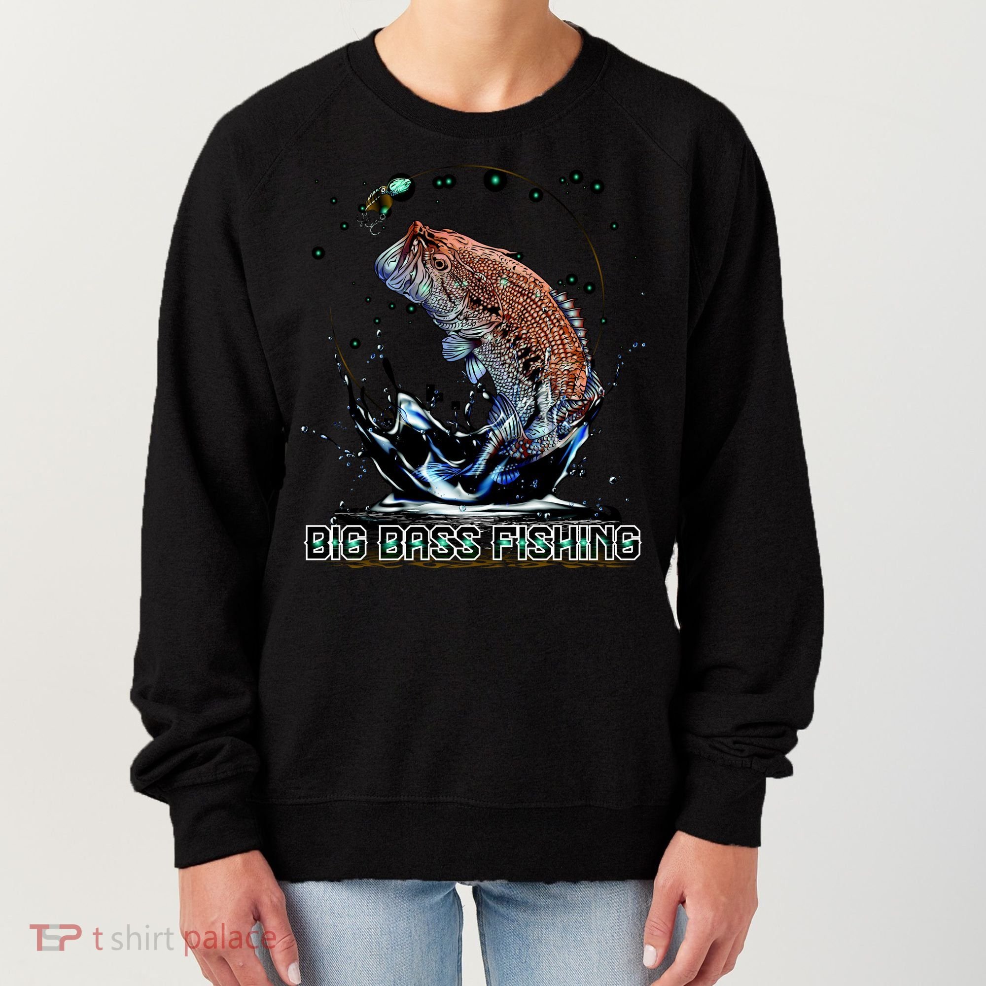 Big Bass Fishing Women's Sweatshirt