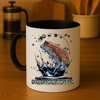 Big Bass Fishing Coffee Mug thumb 4