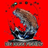 Big Bass Fishing Santa Hat thumb 1