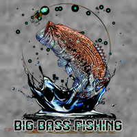 Big Bass Fishing Women's Hoodie thumb 2