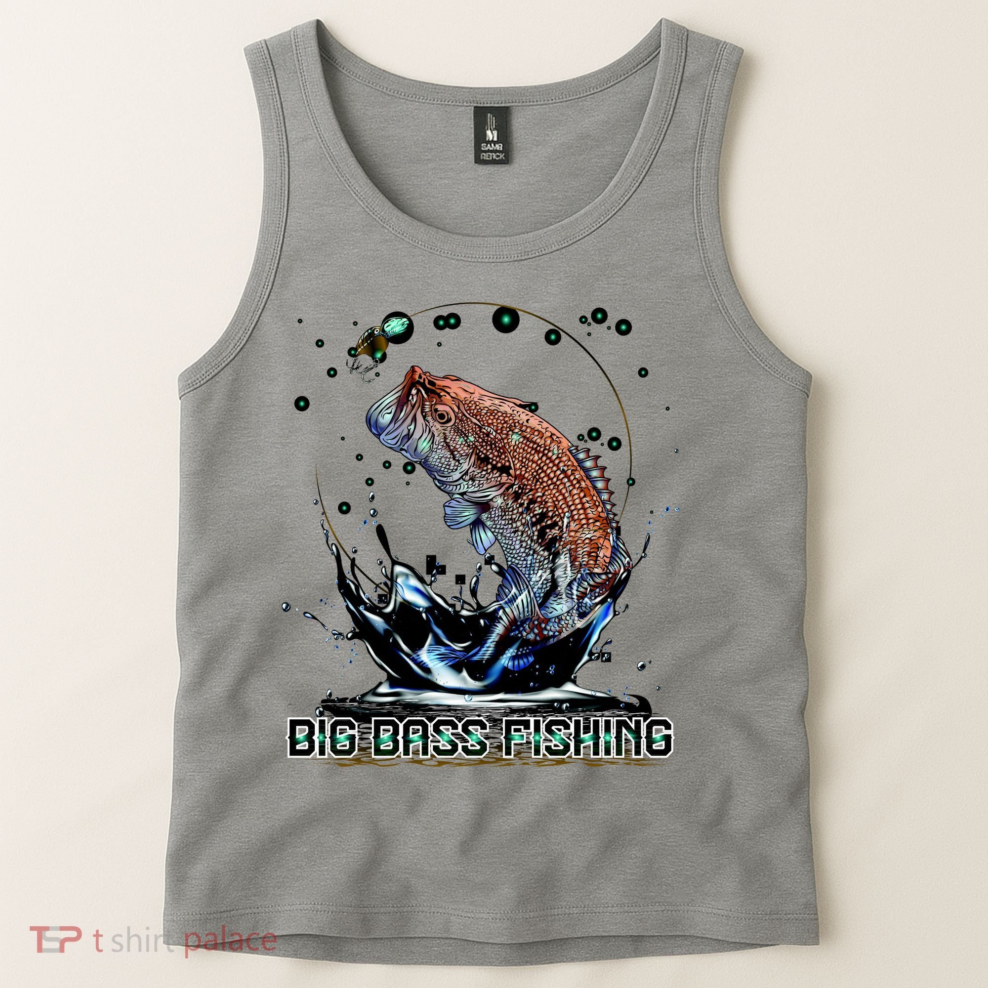 Big Bass Fishing Tank Top