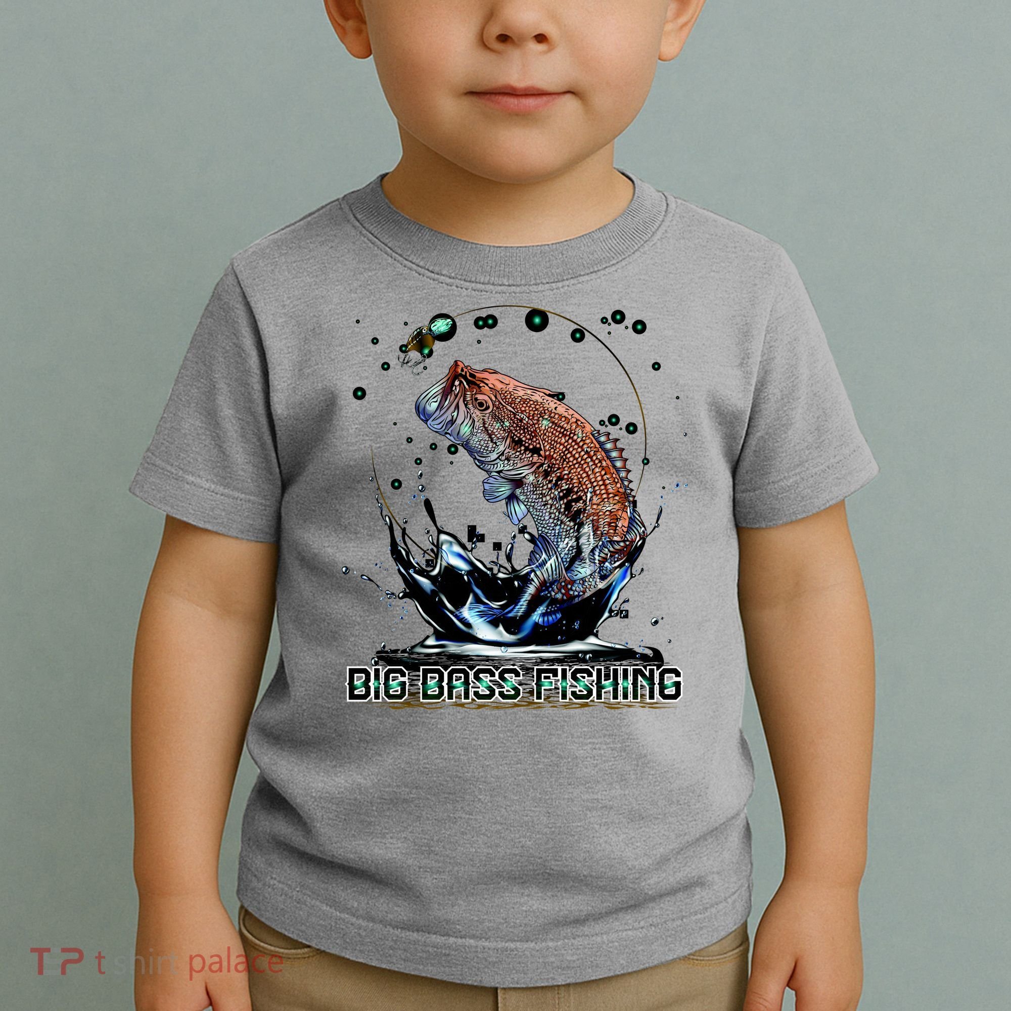 Big Bass Fishing Toddler T-Shirt