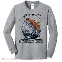 Big Bass Fishing Kids Long Sleeve Shirt thumb 0