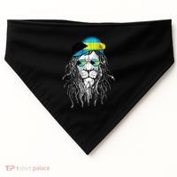 Bahamas Bahamer Flag Lion Bahamas USA-Made Doggie Bandana thumb 0