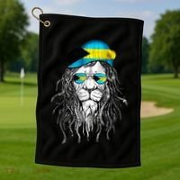 Bahamas Bahamer Flag Lion Bahamas Golf Towel thumb 1