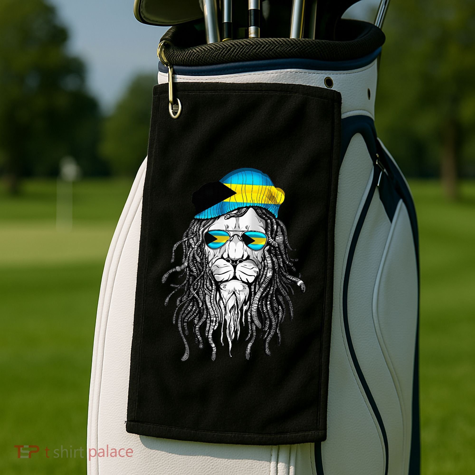 Bahamas Bahamer Flag Lion Bahamas Golf Towel