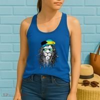 Bahamas Bahamer Flag Lion Bahamas Women's Tank Top thumb 2