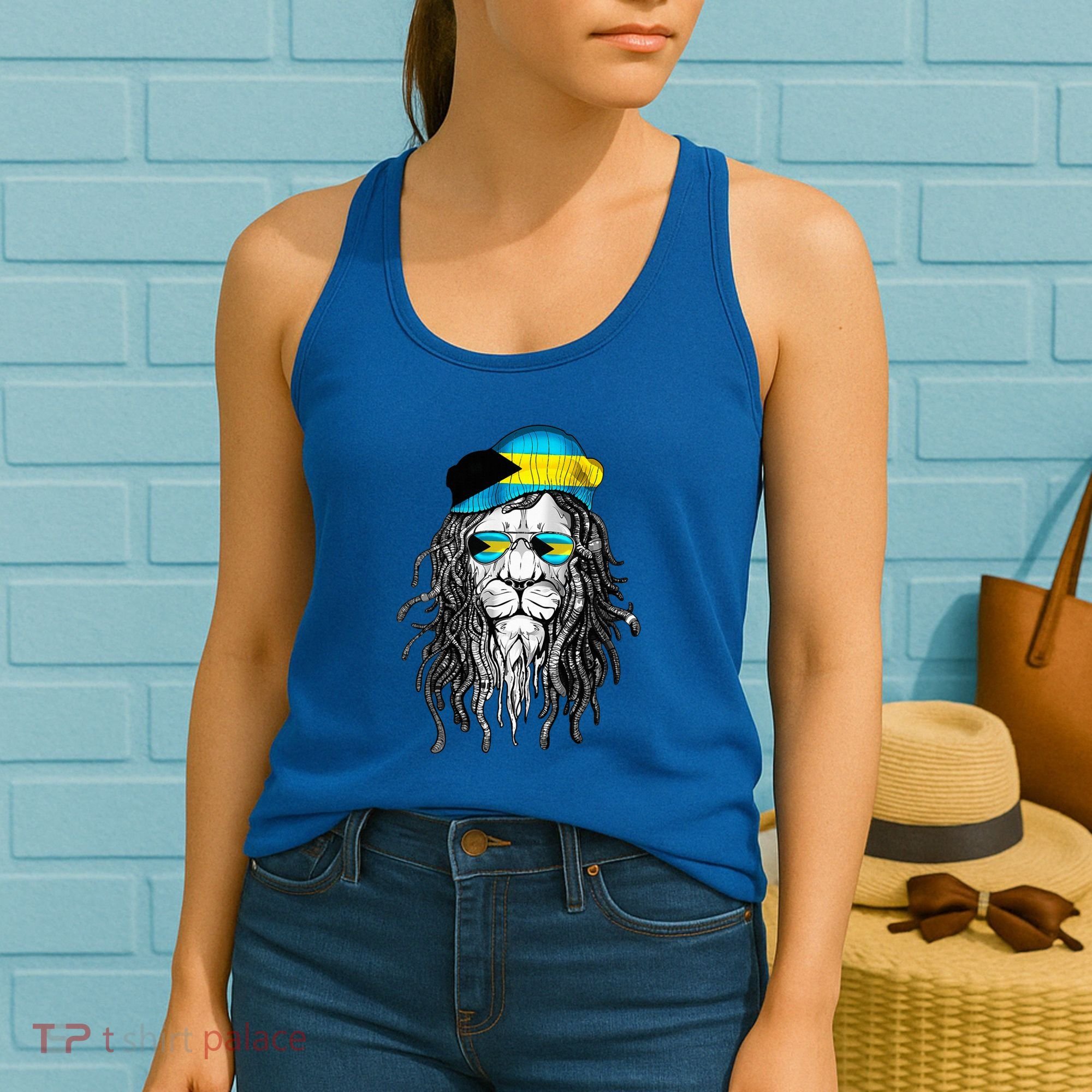 Bahamas Bahamer Flag Lion Bahamas Women's Tank Top