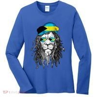Bahamas Bahamer Flag Lion Bahamas Women's Long Sleeve Shirt thumb 0