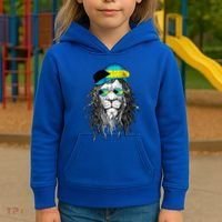Bahamas Bahamer Flag Lion Bahamas Kids Hoodie thumb 3
