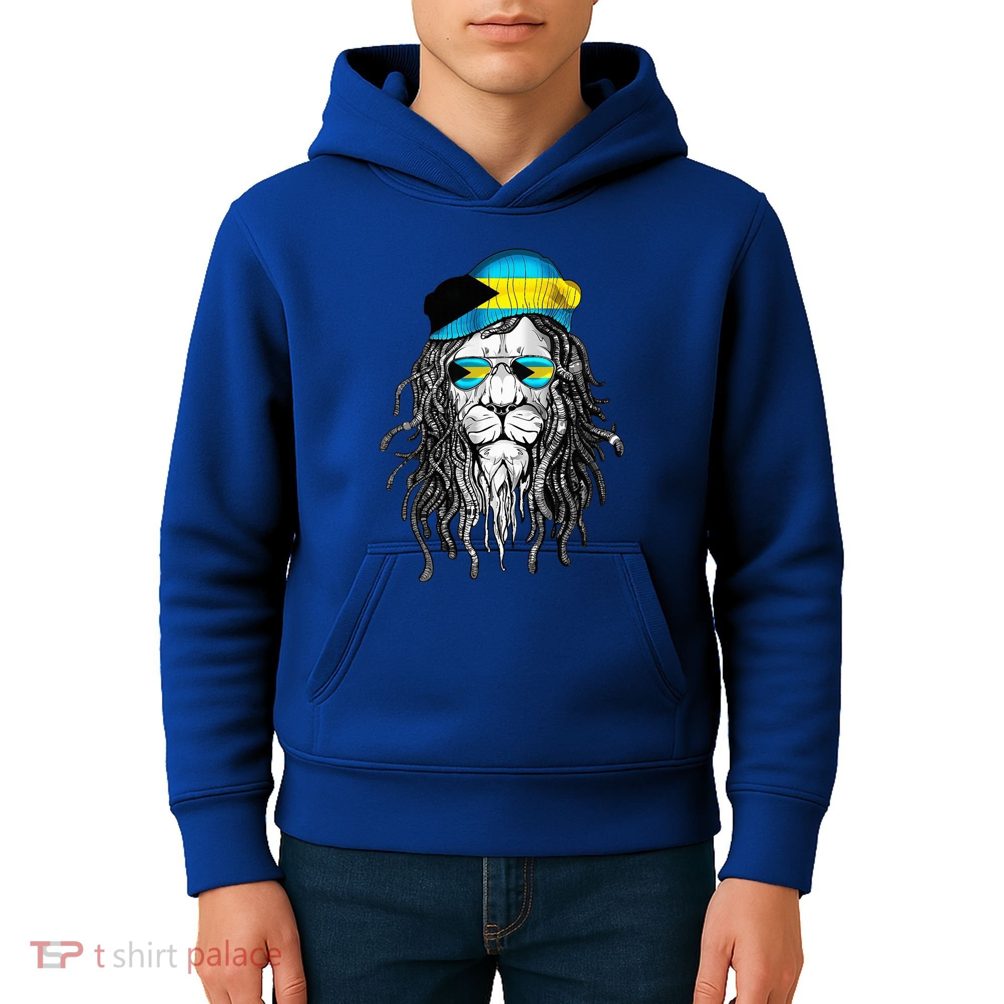 Bahamas Bahamer Flag Lion Bahamas Kids Hoodie
