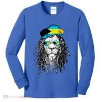 Bahamas Bahamer Flag Lion Bahamas Kids Long Sleeve Shirt thumb 0