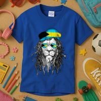 Bahamas Bahamer Flag Lion Bahamas Kids T-Shirt thumb 3