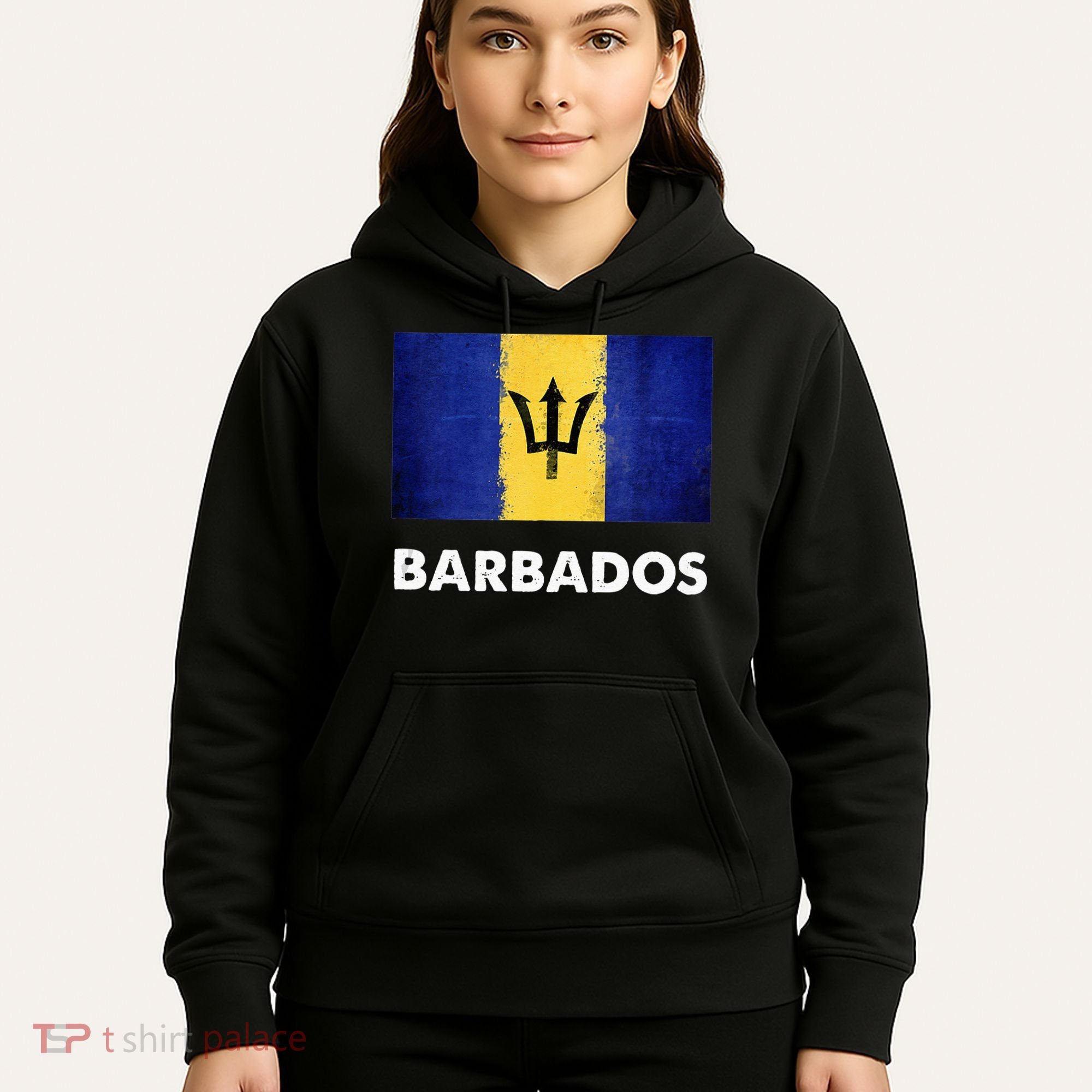 Barbadian Barbados Flag Hoodie